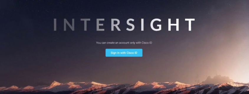 Cisco support for intersight